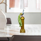 Maxbell Animal Statue Figurine Sculpture Miniature Ornament for Cabinet Decor Yellow