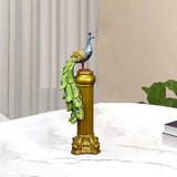 Maxbell Animal Statue Figurine Sculpture Miniature Ornament for Cabinet Decor Yellow