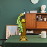 Maxbell Animal Statue Figurine Sculpture Miniature Ornament for Cabinet Decor Yellow