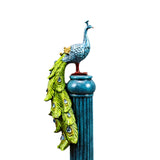 Maxbell Animal Statue Figurine Sculpture Miniature Ornament for Cabinet Decor Blue