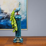 Maxbell Animal Statue Figurine Sculpture Miniature Ornament for Cabinet Decor Blue