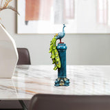 Maxbell Animal Statue Figurine Sculpture Miniature Ornament for Cabinet Decor Blue