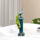 Maxbell Animal Statue Figurine Sculpture Miniature Ornament for Cabinet Decor Blue