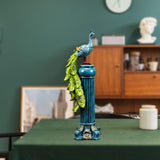 Maxbell Animal Statue Figurine Sculpture Miniature Ornament for Cabinet Decor Blue