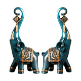 Maxbell 2x Nordic Style Elephant Statues Animal Home Decoration Sculpture Ornaments