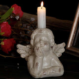 Maxbell Tea Light Candle Holder Decor Candlestick for Anniversary Wedding Restaurant 13.5cmx12cm