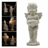 Maxbell Tea Light Candle Holder Decor Candlestick for Anniversary Wedding Restaurant 10.5cmx24cm