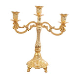 Maxbell Candelabra Candlestick Candle Holder Stick Luxury for Wedding Bedroom Decor 23.5cmx29.0cm