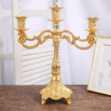 Maxbell Candelabra Candlestick Candle Holder Stick Luxury for Wedding Bedroom Decor 23.5cmx29.0cm