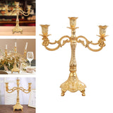 Maxbell Candelabra Candlestick Candle Holder Stick Luxury for Wedding Bedroom Decor 23.5cmx29.0cm