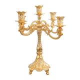 Maxbell Candelabra Candlestick Candle Holder Stick Luxury for Wedding Bedroom Decor 25cmx30.5cm