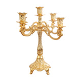 Maxbell Candelabra Candlestick Candle Holder Stick Luxury for Wedding Bedroom Decor 25cmx30.5cm