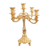 Maxbell Candelabra Candlestick Candle Holder Stick Luxury for Wedding Bedroom Decor 25cmx30.5cm