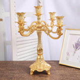 Maxbell Candelabra Candlestick Candle Holder Stick Luxury for Wedding Bedroom Decor 25cmx30.5cm