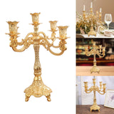 Maxbell Candelabra Candlestick Candle Holder Stick Luxury for Wedding Bedroom Decor 25cmx30.5cm
