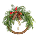 Maxbell Door Front Wreath Christmas Artificial Flowers Garland Wedding Backdrop 40cm