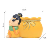 Maxbell Multipurpose Makeup Brush Pen Holder Storage Container Cute for dresser Yellow