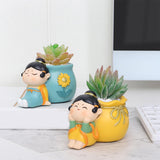 Maxbell Multipurpose Makeup Brush Pen Holder Storage Container Cute for dresser Yellow