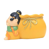 Maxbell Multipurpose Makeup Brush Pen Holder Storage Container Cute for dresser Yellow