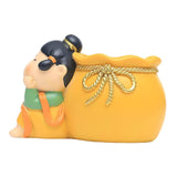 Maxbell Multipurpose Makeup Brush Pen Holder Storage Container Cute for dresser Yellow