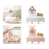 Maxbell Maxbell Portable Air Humidifier 650ml Silent Windmill Castle USB for Office Bedroom White