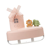 Maxbell Maxbell Portable Air Humidifier 650ml Silent Windmill Castle USB for Office Bedroom Pink
