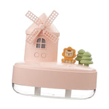 Maxbell Maxbell Portable Air Humidifier 650ml Silent Windmill Castle USB for Office Bedroom Pink