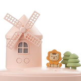 Maxbell Maxbell Portable Air Humidifier 650ml Silent Windmill Castle USB for Office Bedroom Pink