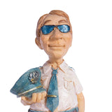 Maxbell Professional People Figures Painted Exquisite Sculpture for Bedroom Bookcase Style A