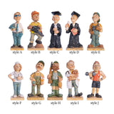 Maxbell Professional People Figures Painted Exquisite Sculpture for Bedroom Bookcase Style A