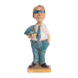 Maxbell Professional People Figures Painted Exquisite Sculpture for Bedroom Bookcase Style A