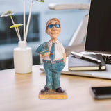 Maxbell Professional People Figures Painted Exquisite Sculpture for Bedroom Bookcase Style A