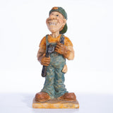 Maxbell Professional People Figures Painted Exquisite Sculpture for Bedroom Bookcase Style E