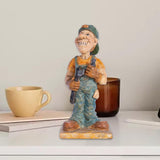 Maxbell Professional People Figures Painted Exquisite Sculpture for Bedroom Bookcase Style E