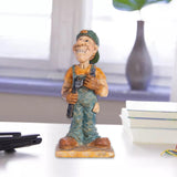 Maxbell Professional People Figures Painted Exquisite Sculpture for Bedroom Bookcase Style E