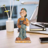 Maxbell Professional People Figures Painted Exquisite Sculpture for Bedroom Bookcase Style E