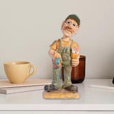 Maxbell Professional People Figures Painted Exquisite Sculpture for Bedroom Bookcase Style G