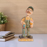 Maxbell Professional People Figures Painted Exquisite Sculpture for Bedroom Bookcase Style G