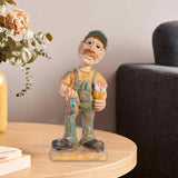 Maxbell Professional People Figures Painted Exquisite Sculpture for Bedroom Bookcase Style G