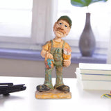 Maxbell Professional People Figures Painted Exquisite Sculpture for Bedroom Bookcase Style G