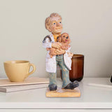 Maxbell Professional People Figures Painted Exquisite Sculpture for Bedroom Bookcase Style I