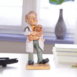 Maxbell Professional People Figures Painted Exquisite Sculpture for Bedroom Bookcase Style I
