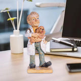Maxbell Professional People Figures Painted Exquisite Sculpture for Bedroom Bookcase Style I