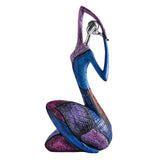 Maxbell Abstract Statue Resin Figurine Artwork Sculpture for Bedroom Shelf Ornament 13cmx10cmx27cm