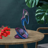 Maxbell Abstract Statue Resin Figurine Artwork Sculpture for Bedroom Shelf Ornament 13cmx10cmx27cm