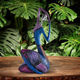 Maxbell Abstract Statue Resin Figurine Artwork Sculpture for Bedroom Shelf Ornament 13cmx10cmx27cm