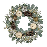 Maxbell Fall Pumpkin Wreath Winter Wreath Wall Hanging for Door Thanksgiving Xmas