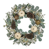 Maxbell Fall Pumpkin Wreath Winter Wreath Wall Hanging for Door Thanksgiving Xmas