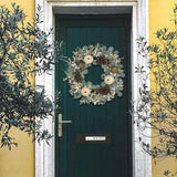 Maxbell Fall Pumpkin Wreath Winter Wreath Wall Hanging for Door Thanksgiving Xmas