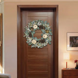 Maxbell Fall Pumpkin Wreath Winter Wreath Wall Hanging for Door Thanksgiving Xmas